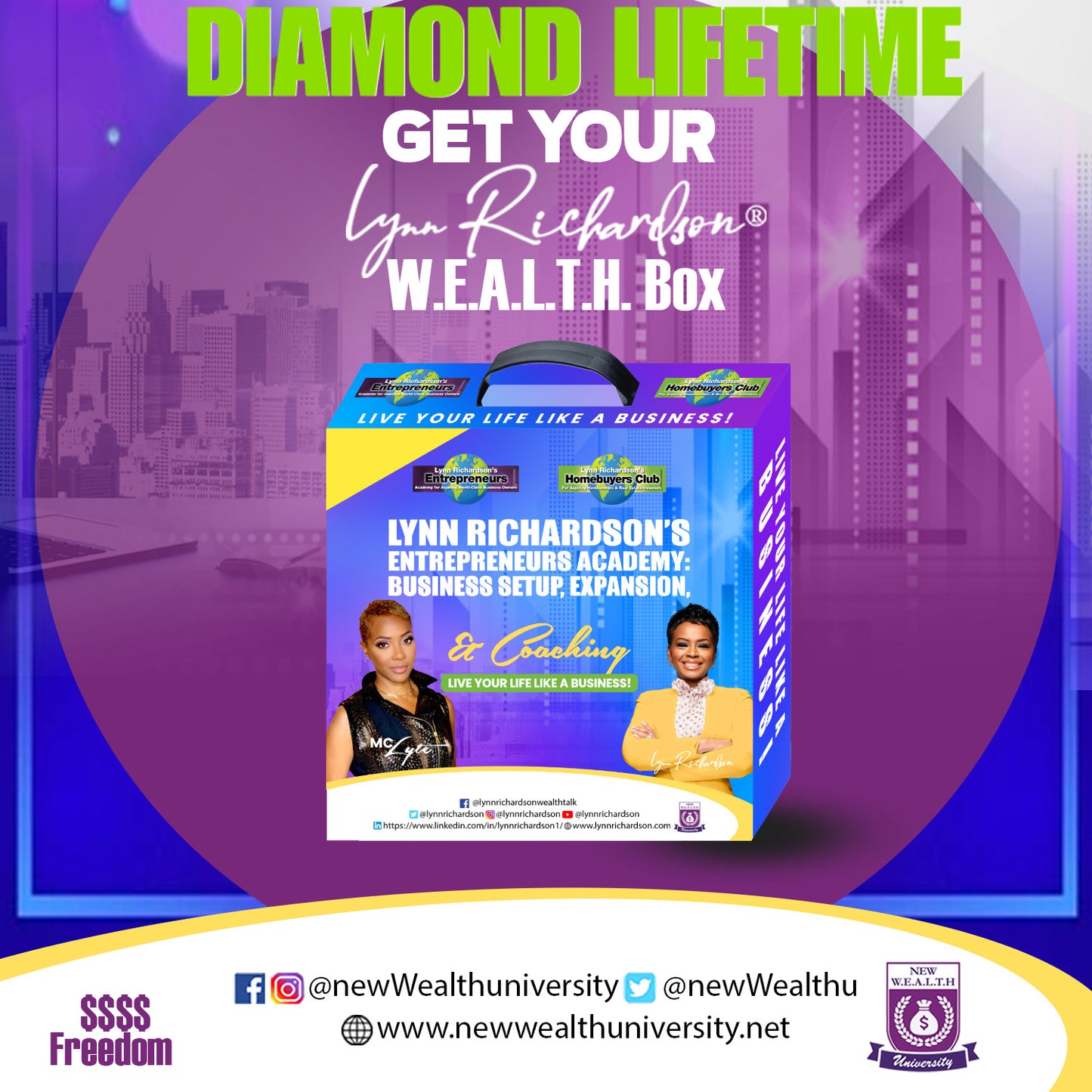 Discounted DIAMOND W.E.A.L.T.H. Ambassador Lifetime Membership - 50% Off - only $2999