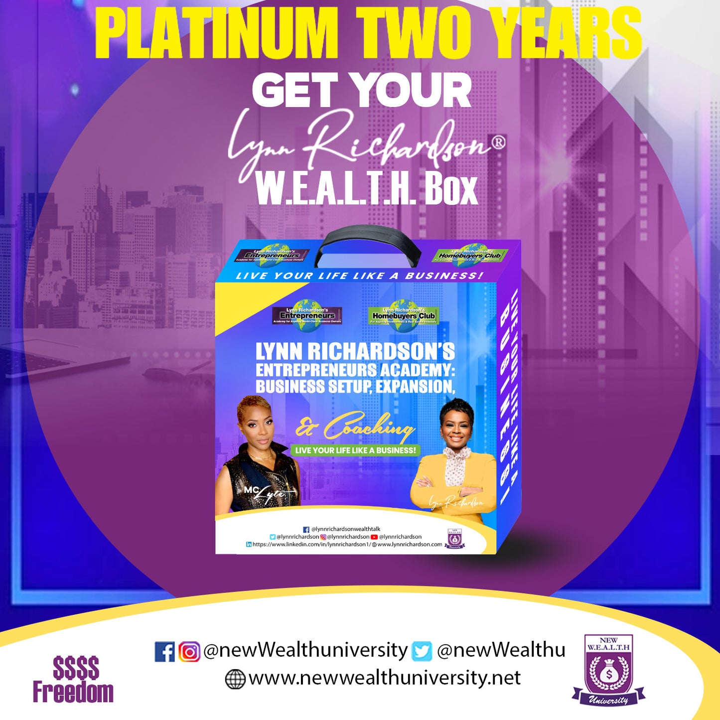 Discounted Platinum W.E.A.L.T.H. Ambassador for Two Years - 50% Off - only $499