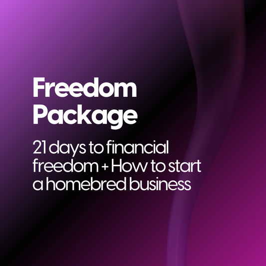 Freedom Package! 21 Days to Financial Freedom and How to Start a Homebased Business Webinar