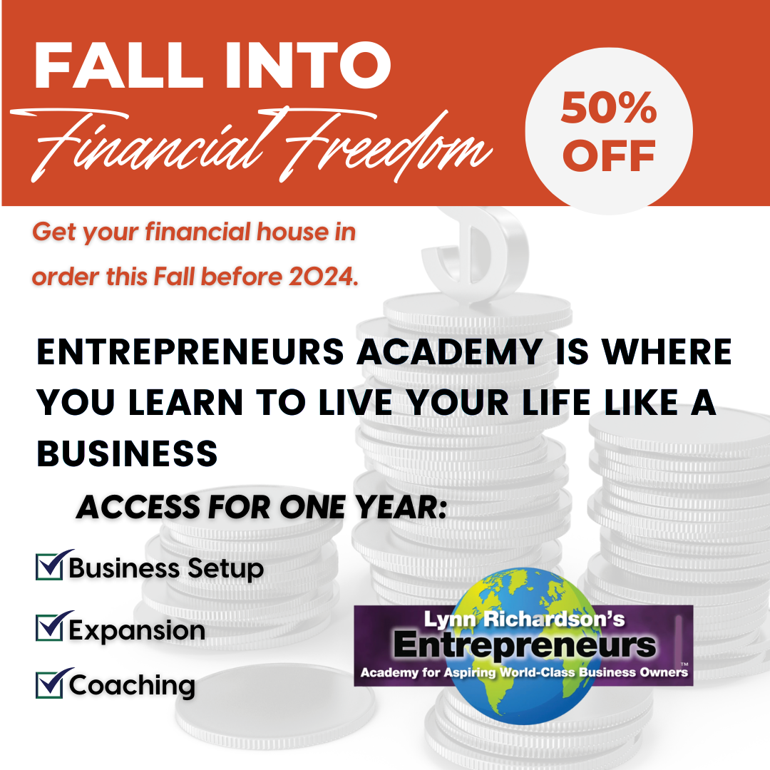 Discounted ANNUAL ENTREPRENEURS ACADEMY - 50% Off - only $399