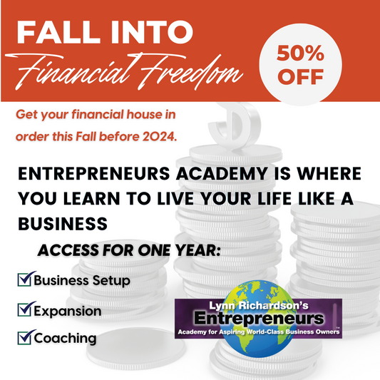 Discounted ANNUAL ENTREPRENEURS ACADEMY - 50% Off - only $399